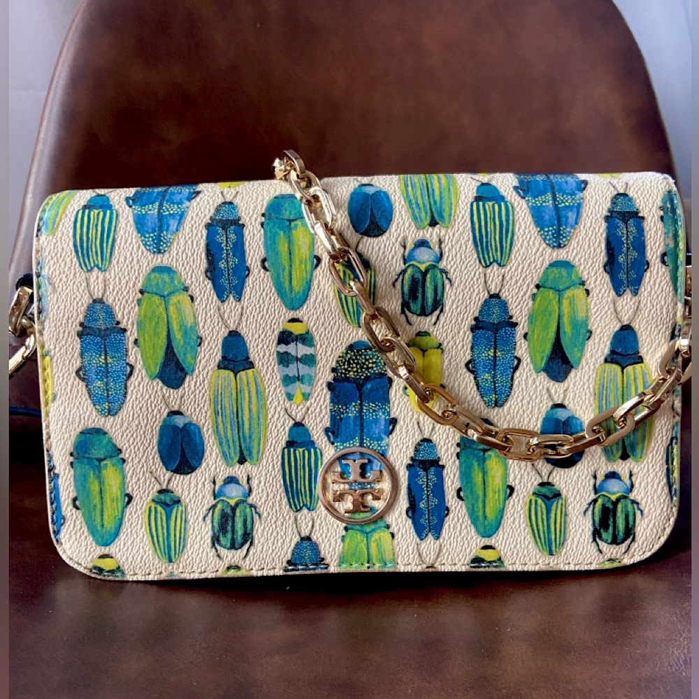 RARE Tory Burch Crossbody Bag - Beetle Kerrington